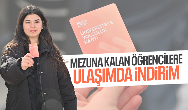 Mezuna kalan öğrencilere ulaşımda indirim