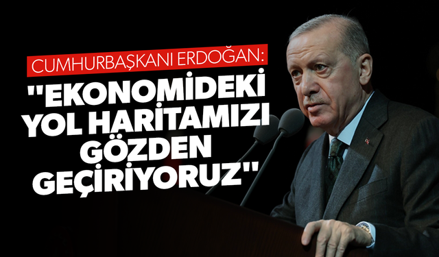 Cumhurbaşkanı Erdoğan: "Ekonomideki yol haritamızı gözden geçiriyoruz"