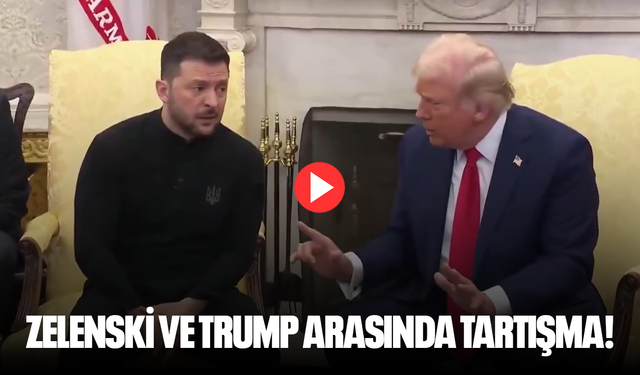 Beyaz Saray'da gerilim tavan yaptı: Zelenski ve Trump arasında tartışma!