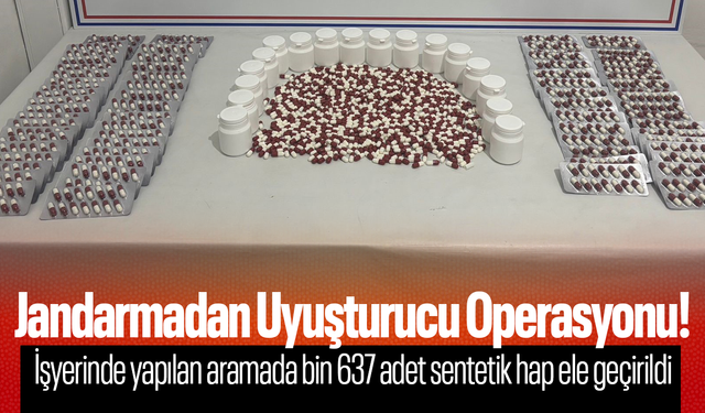 Jandarmadan operasyon! 1 şüpheli gözaltında