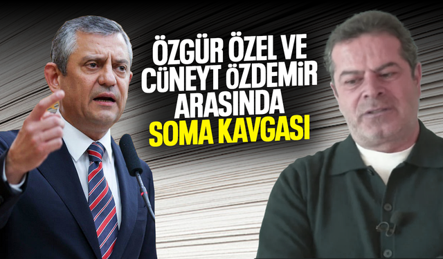 Özgür Özel ve Cüneyt Özdemir arasında Soma kavgası