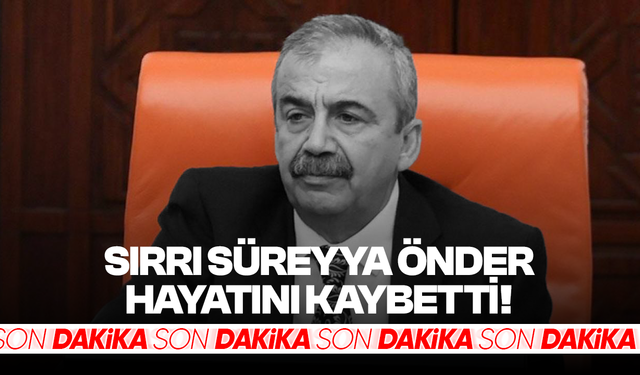 Sırrı Süreyya Önder hayatını kaybetti