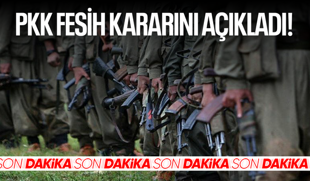 Terör örgütü PKK fesih kararını açıkladı: Silahlar bırakıldı