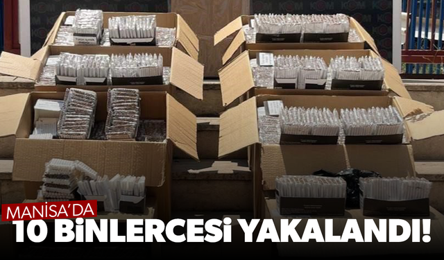 59 bin doldurulmuş makaron ele geçirildi!