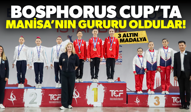 Bosphorus Cup’tan Manisa'ya 3 Altın Madalya