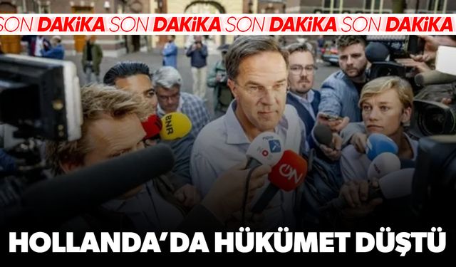 Hollanda’da hükümet düştü