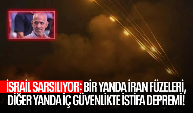 İsrail sarsılıyor: Bir yanda İran füzeleri, diğer yanda iç güvenlikte istifa depremi!