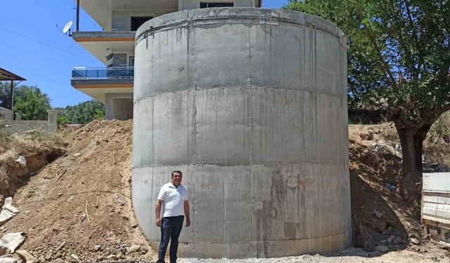 Karacaali Mahallesi’ne 105 tonluk yangın su deposu