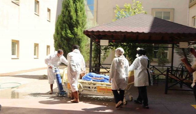 Turgutlu Devlet Hastanesi’nde gerçeği aratmayan tatbikat