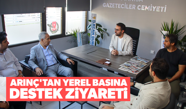 Arınç'tan yerel basına destek sözü!