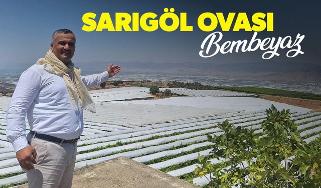 Sarıgöl Ovası'nda örtü çalışmaları tamamlandı