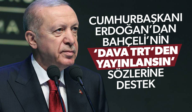 Bahçeli'den sonra Erdoğan da yeşil ışık yaktı