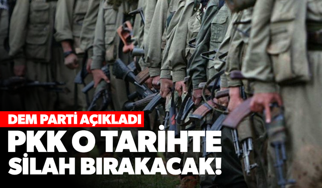 DEM Parti açıkladı: PKK 11 Temmuz'da silah bırakacak!
