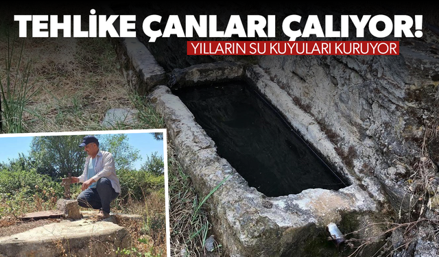 Manisa'da tehlike çanları çalıyor! Yılların su kuyuları kurudu...
