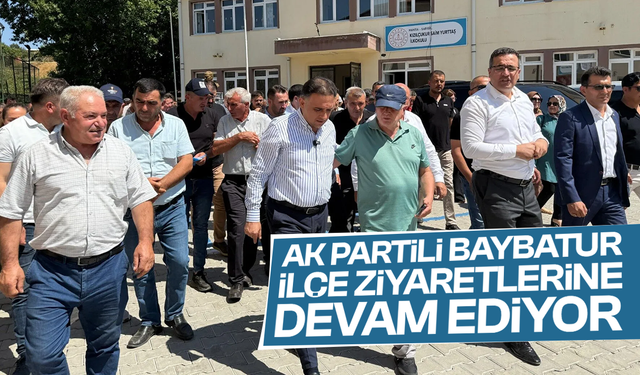 AK Partili Baybatur, Alaşehir ve Sarıgöl’de vatandaşlarla buluştu