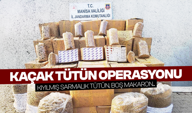 Kaçak tütün operasyonunda 3 gözaltı
