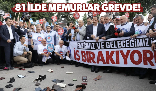 Memurlar grevde! Hizmetlerde aksama yaşanabilir...
