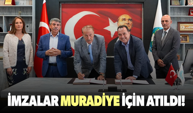 Muradiye'nin altyapı ihalesinde imzalar atıldı