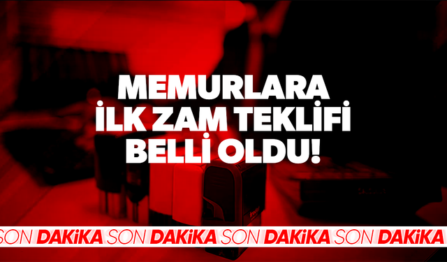 Hükümet, memur ve emekliye ilk 6 ay için yüzde 10 zam teklif etti