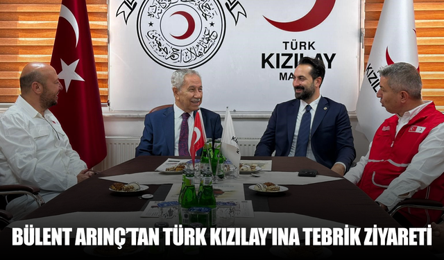 Bülent Arınç’tan Türk Kızılay'ına tebrik ziyareti