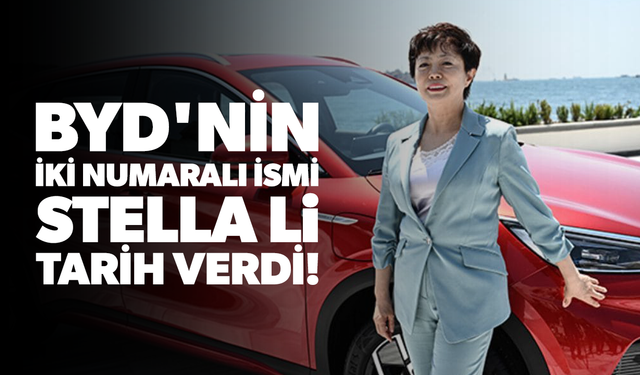 BYD’den Manisa müjdesi: BYD'nin ikinci ismi Stella Li tarih verdi...
