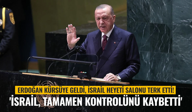 Cumhurbaşkanı Erdoğan: 'İsrail, tamamen kontrolünü kaybetti'