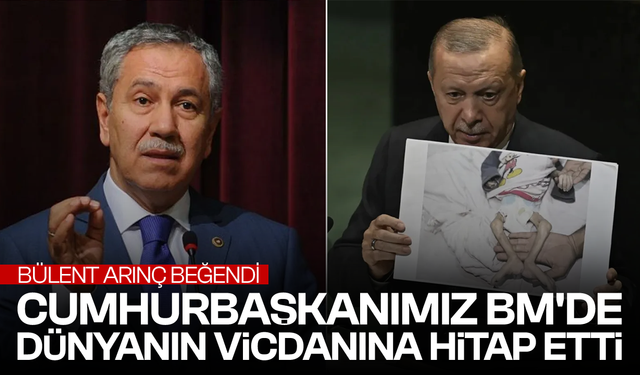 Bülent Arınç: Cumhurbaşkanımız BM'de dünyanın vicdanına hitap etti