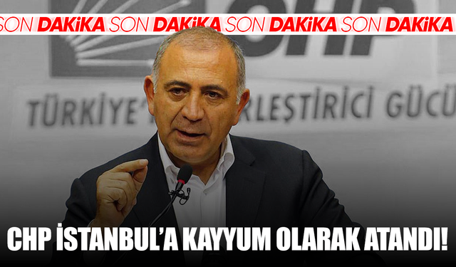 CHP İstanbul İl Başkanlığı'na kayyum olarak Gürsel Tekin atandı
