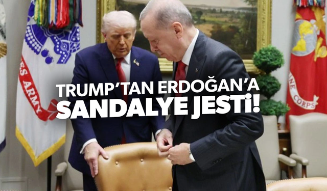Cumhurbaşkanı Erdoğan-Trump zirvesi sona erdi: Sandalye jesti dikkat çekti!