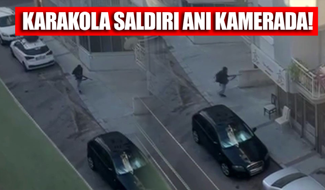 Karakola saldırı anı kamerada!