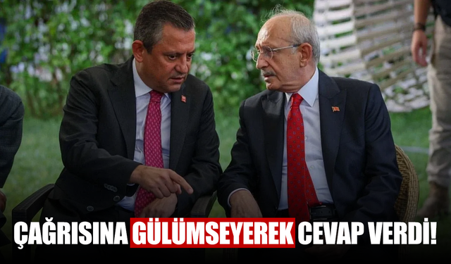Kılıçdaroğlu Özgür Özel'in çağrısına gülümseyerek cevap verdi!