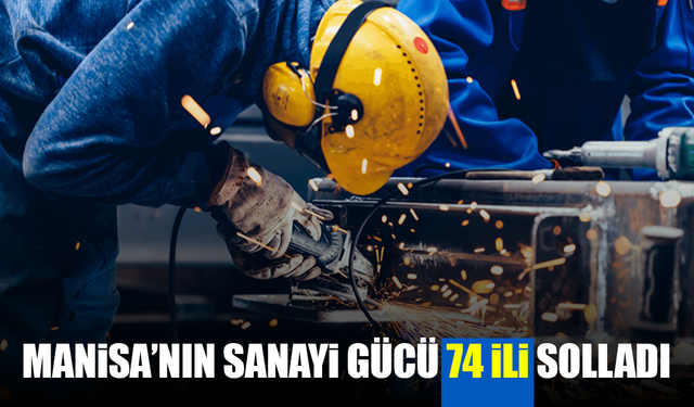 Manisa’nın sanayi gücü 74 ili solladı!