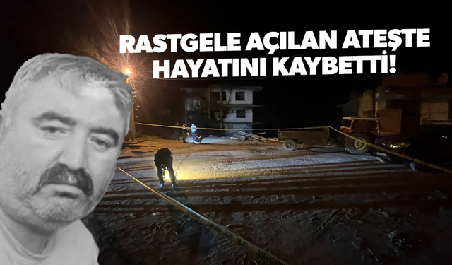 Psikolojik sorunları olan şahıs rastgele ateş açtı, 1 kişi öldü