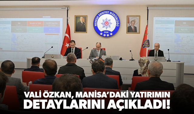 Manisa’da 58 milyar 408 milyon liralık kamu yatırım projesi yürütülüyor