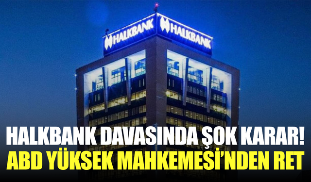 Halkbank'a ABD'den şok haber!