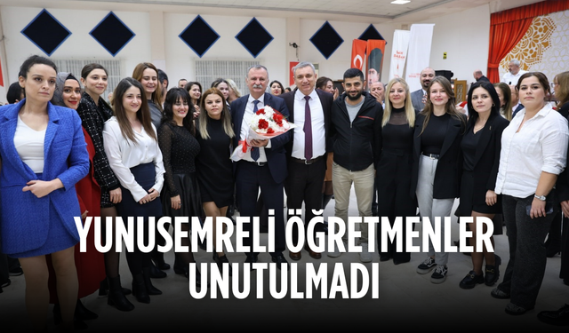 Yunusemreli öğretmenler unutulmadı