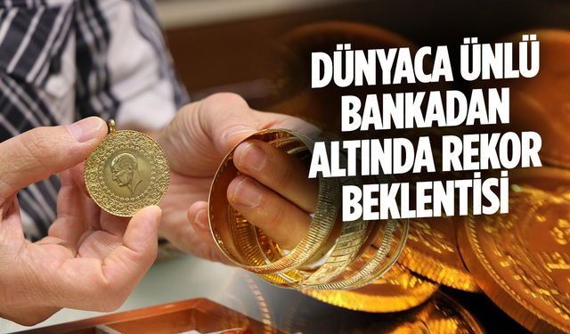 Alman devinden altında rekor beklentisi