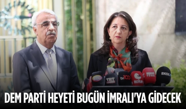DEM Parti heyeti bugün İmralı'ya gidecek