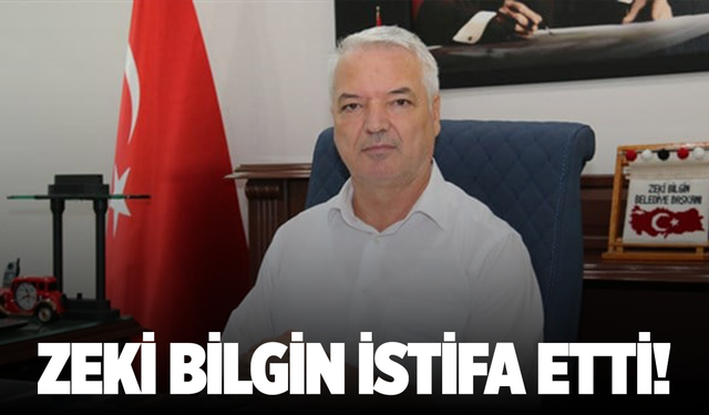 Zeki Bilgin istifa etti!