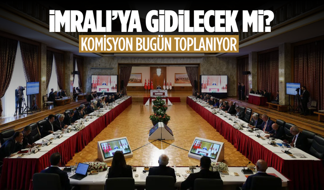 Komisyon İmralı gündemiyle toplanıyor