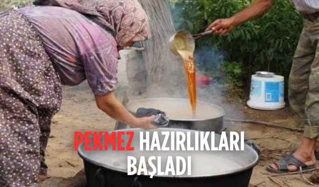 Evlerde geleneksel pekmez telaşı