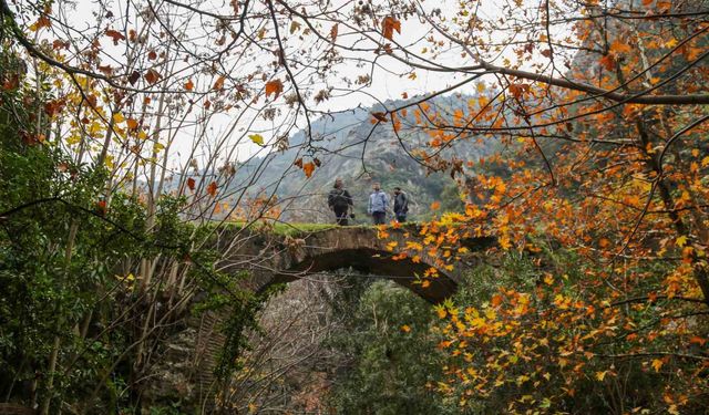 Çaybaşı Deresinde kartpostallık görüntüler