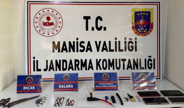 Salihli’de ikamete uyuşturucu operasyonu