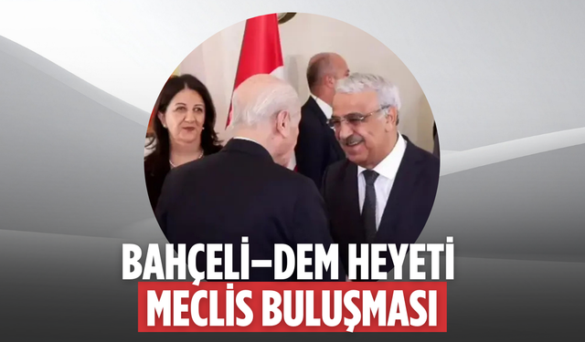 Bahçeli–DEM Parti İmralı Heyeti Görüşmesi Meclis’te Başladı