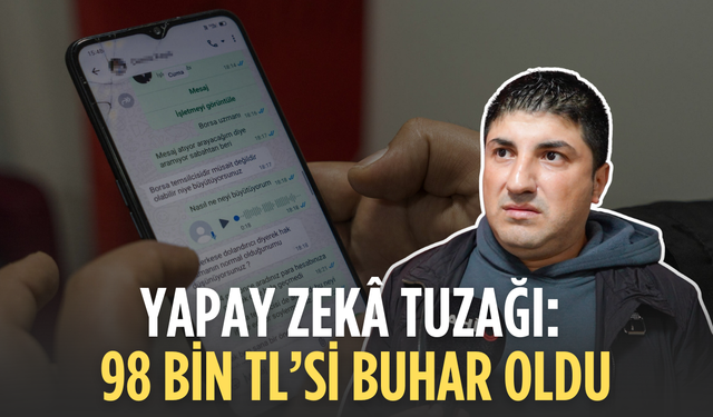 Yapay zekayla kandırdıkları adamı 98 bin TL dolandırdılar