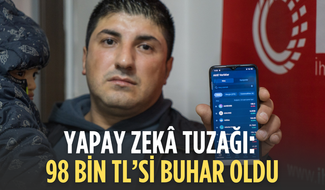 Yapay zekayla kandırdıkları adamı 98 bin TL dolandırdılar