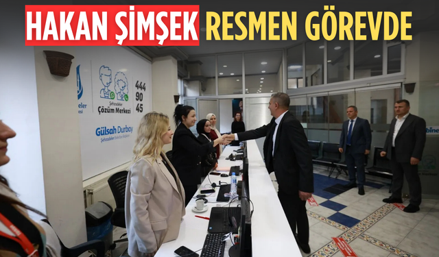 Şehzadeler Belediye Başkanı Hakan Şimşek göreve başladı