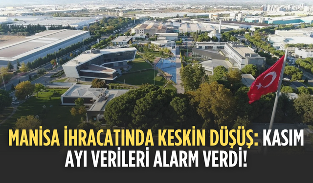 Manisa İhracatında Keskin Düşüş: Kasım Ayı Verileri Alarm Verdi