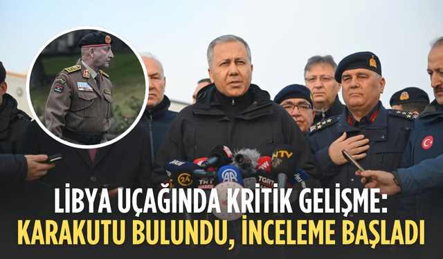 Libya uçağının karakutusu bulundu