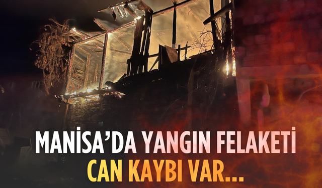 Manisa’da yangın felaketi